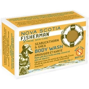 Nova Scotia Fisherman Sea Kelp Seabuckthorn & Shea Body Wash Bar each