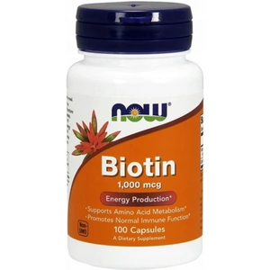 NOW foods, Biotin, 1000mcg - 100 vcaps