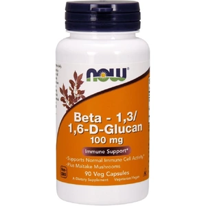 NOW Foods Beta - 1,3/1,6-D-Glucan, 100mg - 90 vcaps (Case of 6)