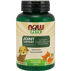 NOW Foods Pets, Joint Support - 90 chewable tablets (Case of 6)