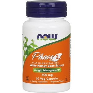 NOW Foods Phase 2 - White Kidney Bean Extract, 500mg - 120 vcaps (Case of 6)