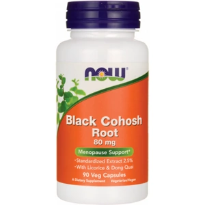 NOW foods, Black Cohosh Root, 80mg - 90 vcaps (Case of 6)
