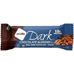 NuGo Vegan Dark Chocolate Almond High Protein Snack Bar 50g (12 minimum)