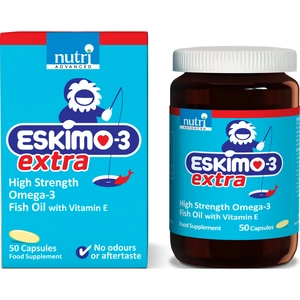 Nutri Advanced Eskimo® Extra - High Strength Omega-3 Fish Oil, 50 Capsules