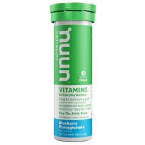View product details for the Nuun Vitamins Blueberry & Pomegranate - 12 Effervescent Tablets (Case of 6)