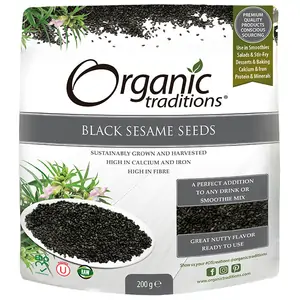 Organic Traditions Black Sesame Seeds 200g