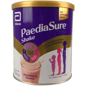 View product details for the PaediaSure Shake Strawberry 400g 1 tub