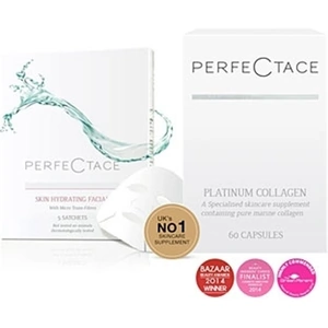 Perfectace Collagen Capsules & Hydrating Face Mask 2 bundles