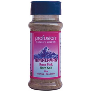 Profusion Himalayan Organic Fine Rose Pink Herbal Salt 100g