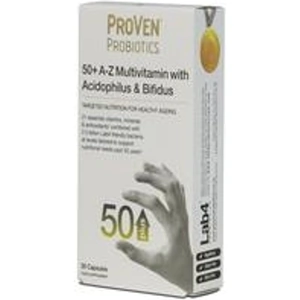 View product details for the Proven 50 + A-Z 30 capsule 30 capsule