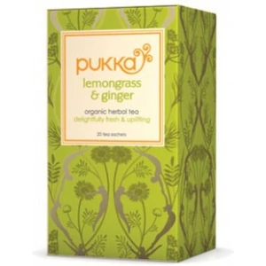 Pukka Lemongrass & Ginger Tea 20 Sachets (Case of 4 )