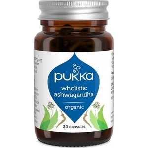 Pukka Herbs Wholistic Ashwagandha 60 capsules (Case of 6)