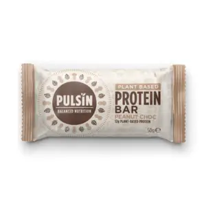Pulsin Plant Based Protein Bar Peanut Choc - 18 x 50g CASE