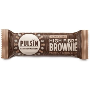 PULSIN' SNACKS Pulsin Peanut Choc Brownie - 35g (Case of 18) (18 minimum)