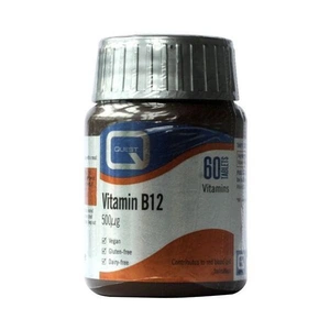 View product details for the Quest Vitamins Vitamin B12 500Mcg 60tabs