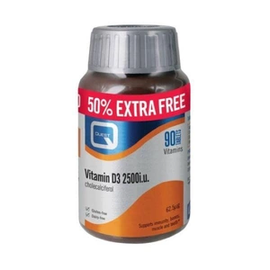 View product details for the Quest Vitamins Vitamin D 2500 I.U 60+30tabs