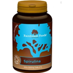 Rainforest/F Rainforest Foods Spirulina 500mg Tablets - 300s