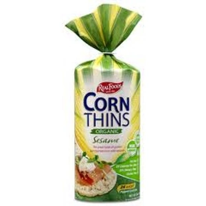 Real Foods Real Food Corn Thins Sesame 150g (Case of 6)