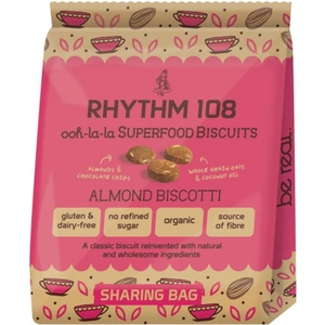 Rhythm 108 Almond Biscotti Tea Biscuit Ba 1 bag (4 minimum)