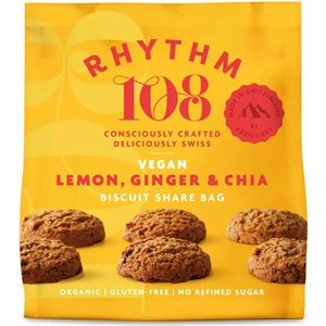 Rhythm 108 Ooh La La Tea Biscuit - Lemon Ginger Chai - 135g