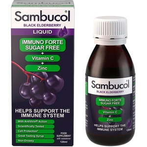 View product details for the Sambucol Immuno Forte Sugar Free Formula, 120ml