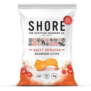 Shore Scottish Seaweed Seaweed Chips - Sweet Sriracha 80g (6 minimum)