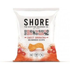 Shore Scottish Seaweed Seaweed Chips - Sweet Sriracha 25g (Case of 24)