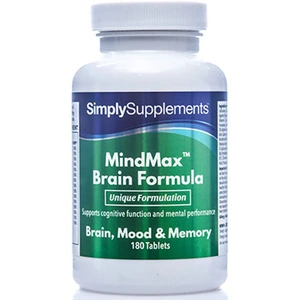Simply Supplements Mindmax Brain Formula (180 Tablets)