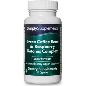 Simply Supplements Green Coffee Bean Raspberry Ketones Complex (60 Capsules)