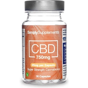 Simply Supplements Cbd Capsules 25mg (60 Capsules)