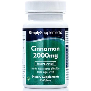 Simply Supplements Cinnamon 2000mg (120 Tablets)
