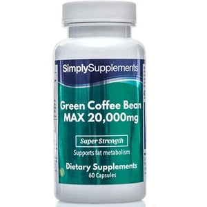 Simply Supplements Green Coffee Bean Max 20000mg (60 Capsules)