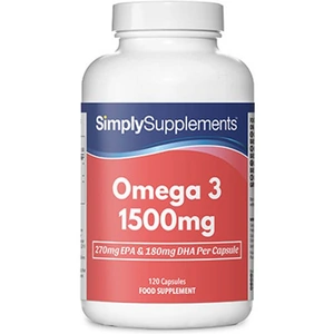 Simply Supplements High Strength Omega 3 1500mg (240 Capsules)