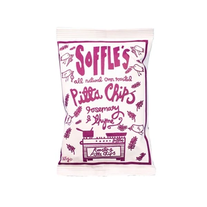 Soffles Pitta Chips Rosemary & Thyme (165g x 9)