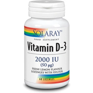 Solaray Vitamin D3 Lozenge 60 capsule