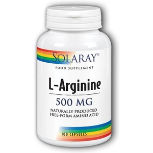 Solaray L-Arginine, 500mg, 100 Capsules