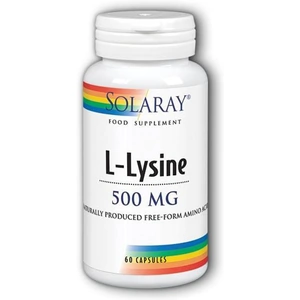 Solaray L-Lysine 500mg, 60 Capsules