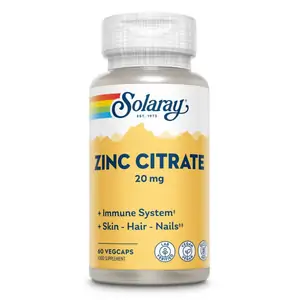Solaray Zinc Citrate 20mg 60's