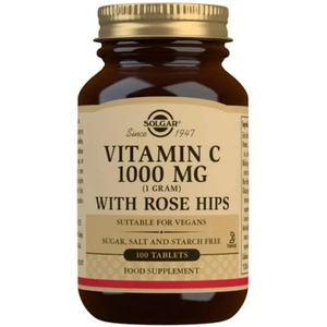 Solgar Vitamin C 1000mg with Rose Hips (100 Tablets) (Case of 6)