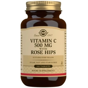 Solgar Vitamin C 500mg with Rose Hips (100 Tablets) (Case of 6)
