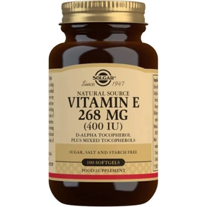 Solgar Natural Source Vitamin E 268mg (100 Softgels)