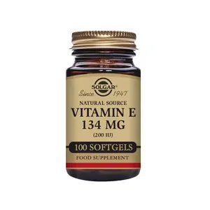 Solgar Vitamin E 134mg (200iu) - 100 Vegetable Softgels