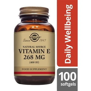 Solgar Natural Source Vitamin E 268mg, 400iu, 100 VSoftGels