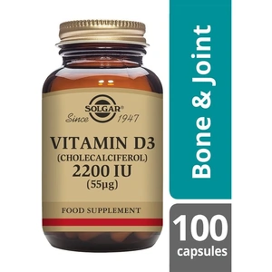 Solgar Vitamin D3, 2200iu, 100 VCapsules