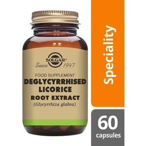 Solgar Deglycyrrhised Licorice Root Extract, 60 VCapsules