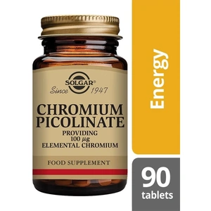 Solgar Chromium Picolinate Tablets, 100ug, 90 Tablets
