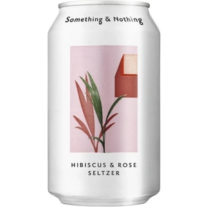 Something & Nothing Something & Nothing Hibiscus & Rose Seltzer 330ml (4 minimum)