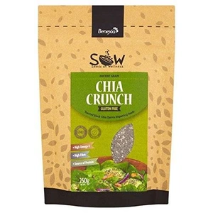 Sow - Chia Crunch (Toasted Black Chia Seeds) 250g