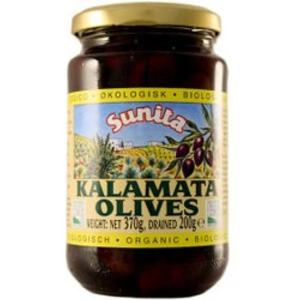 Sunita Organic Kalalmata Olives 360g (Case of 6)