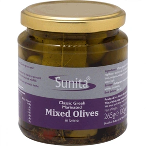Sunita Marinated Mixed Olives (265g)